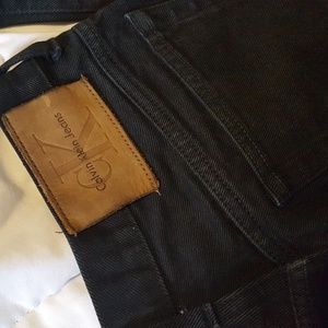 Vinatge high waisted black Calvin Klein jeans